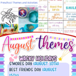 August Calendar Theme Ideas Deana Clementina