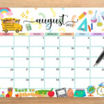 August Calender Ideas Belia Miquela