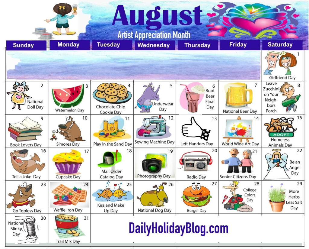 August Theme Calendar Google Calendar Tips