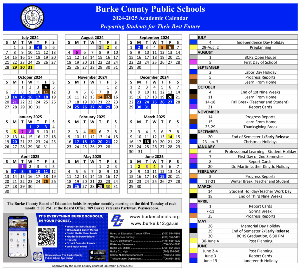 Augusta County School Calendar 2024 2025 Printable Printable Calendar 