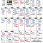 Bingo Foxwoods Calendar Calendar 2025 Printable