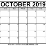 Blank October Calendar Printable Lorie Raynell