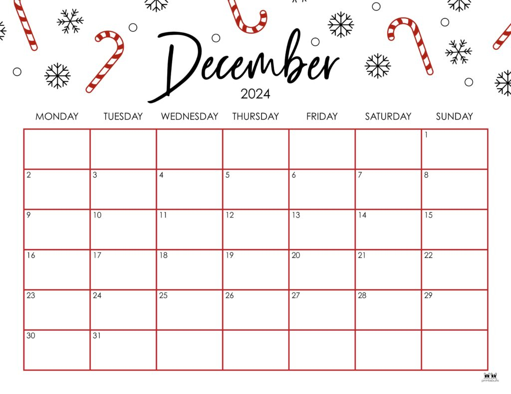 Calendar 2024 December Calendar Printable Free Danika Shannon