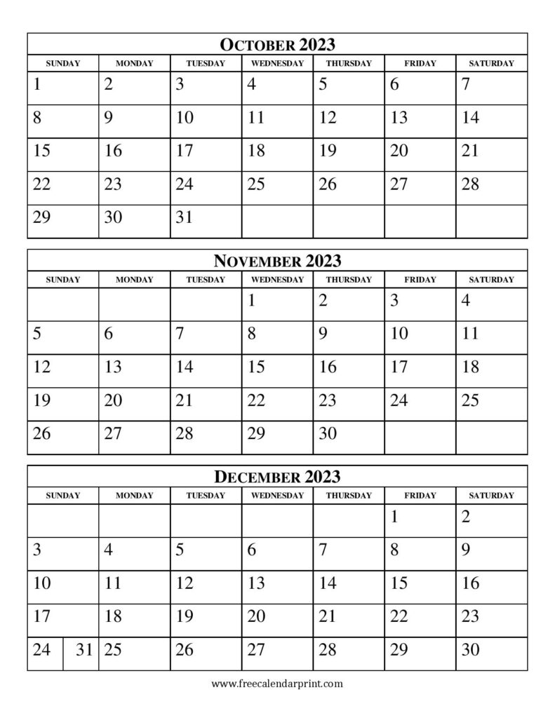 Calendar 2025 October November December M Betty Rivet