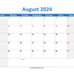 Calendar August 2025 Printable Format L Robert Gaddis