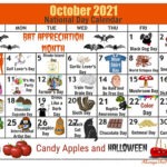 Calendar Days In October Benni Beatrice