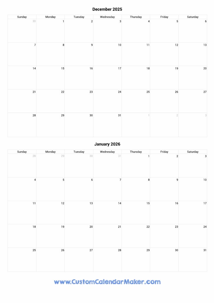Calendar Dec Jan 2025 2026 Sally Consuelo