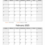 Calendar December 2025 January 2025 February 2025 March 2025 October