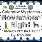 Calendar Mysteries November Night Ron Roy Novel Study Comprehension