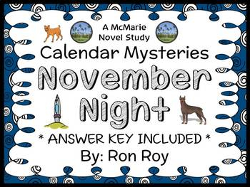 Calendar Mysteries November Night Ron Roy Novel Study Comprehension