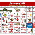 Calendar Of December Holidays Megen Carline