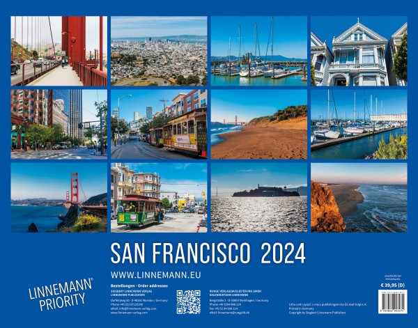 Calendar San Francisco 2024 Wall Calendars 2022 Town Countries And 