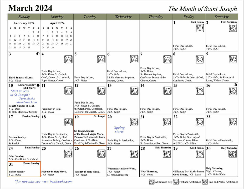 Catholic Calendars 2024 Misha Tatiana