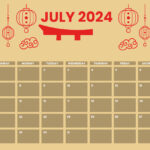 Chinese Calendar July 2024