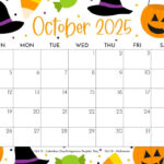 Choose From 107 October 2025 Calendars To Plan Out And Fully Enjoy