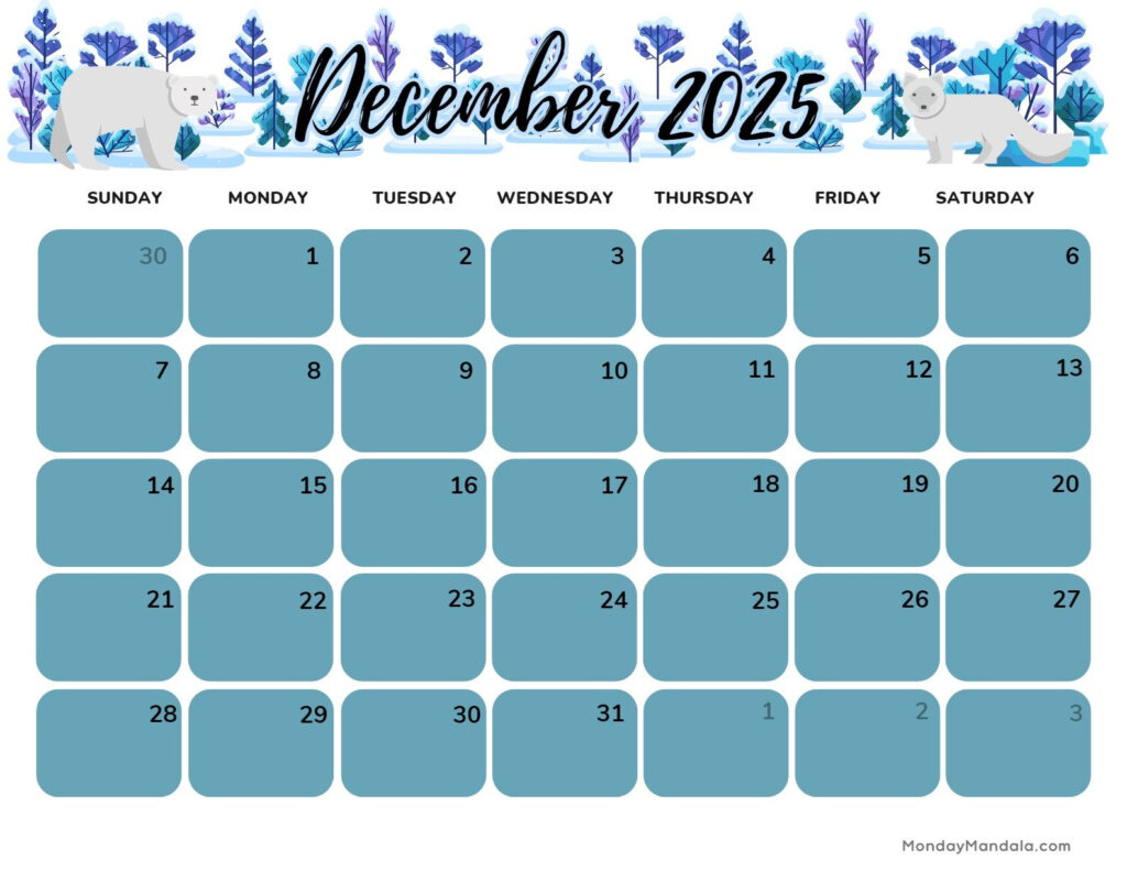 Christmas Calendar December 2025 Viva Alverta