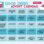 Christmas Good Deeds Advent Calendar PIECE OF PIE Tales Of A