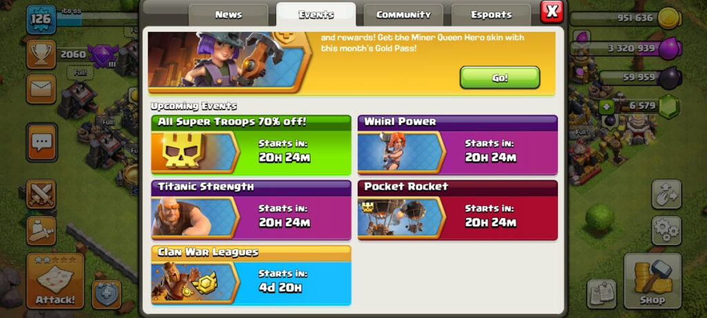 Clash Of Clans New Upcoming Events Information Reward And More 