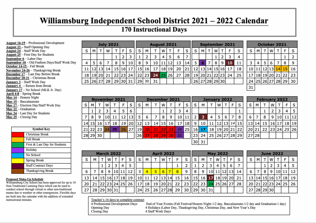 Colonial Williamsburg Calendar 2023 Printable Word Searches