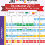 Crowd Calendar For Disneyland Printable Word Searches