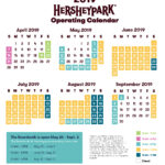 Crowd Calendar Hershey Park Printable Calendars AT A GLANCE