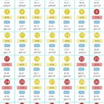 Crowd Calendar Universal Studios Hollywood Printable Template Calendar