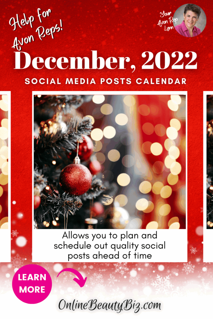 December 2022 Social Media Posts Calendar