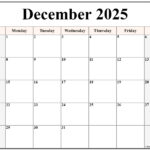 December 2023 Calendar Free Printable Calendar December 2023 Calendar