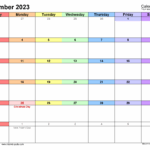 December 2023 Calendar Templates For PDF Excel And Word