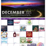 December 2024 Calendar Fun Holidays Tilda Mildrid