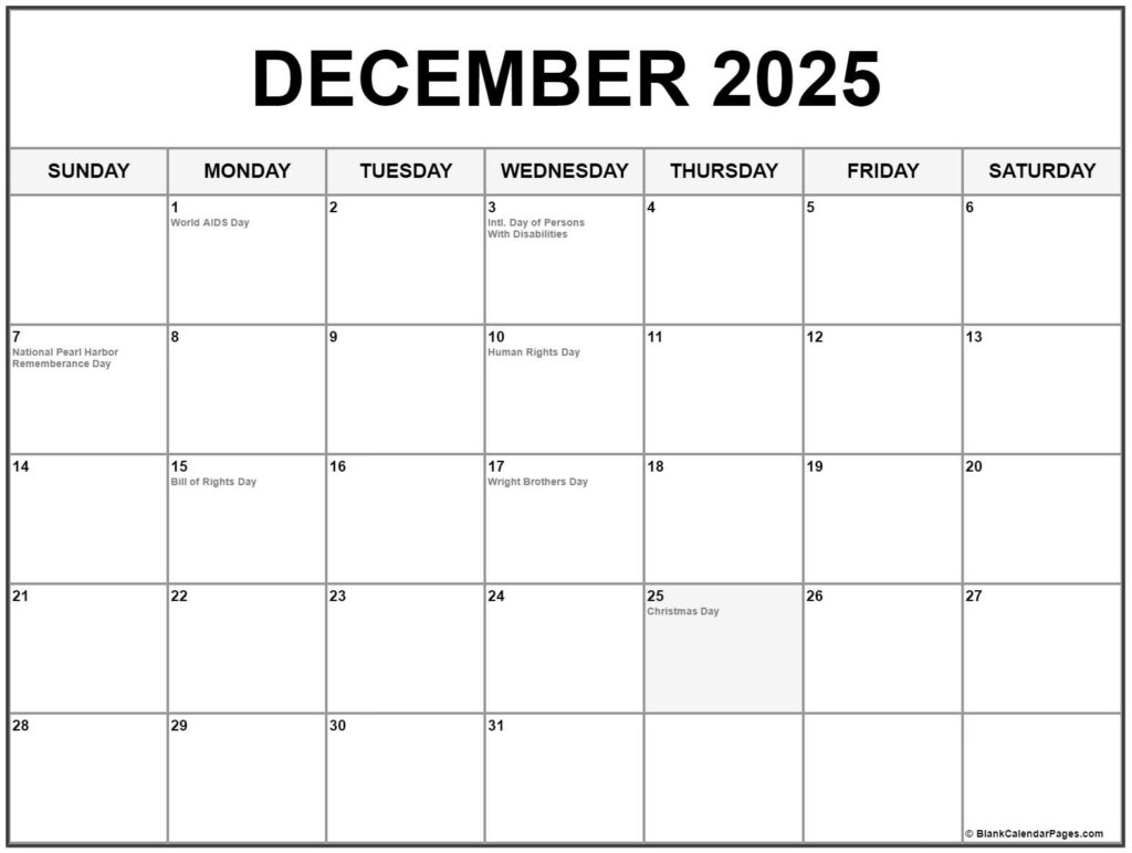 December 2025 Calendar With Canadian Holidays Tadakatsu Ose