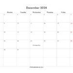 December 2025 Calendar Word Template Pdf Tristan S Mackerras