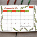 December Bullet Journal Calendar December Bullet Journal Bullet
