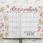 December Bullet Journal Calendar Printable And Enjoyable Learning