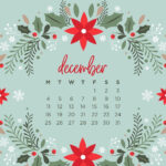 December Calendar Christmas Patterned Phone IPhone Wallpapers By