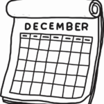 December Calendar Clip Art