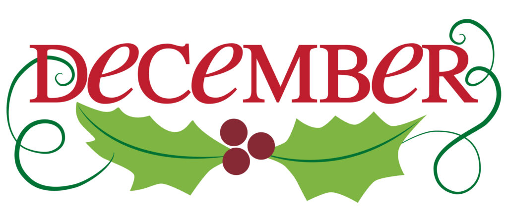 December Calendar Clip Art