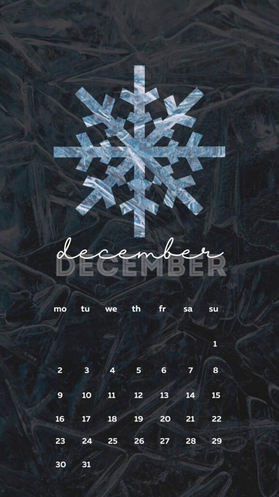 December Calendar IPhone Wallpaper Calendar Wallpaper Wallpaper 