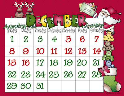 December Clipart Calendar 10 Free Cliparts Download Images On 