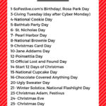 December Holidays 2024 Unique Fun Daily Holidays National Holiday