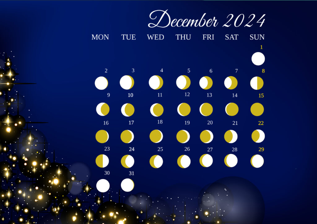 December Moon Calendar 2024 Printable Free Star Zahara