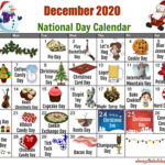 December National Day Calendar Free Printable Calendars