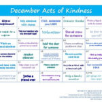 December Random Acts Of Kindness Calendar By JS Creative Counselor