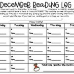 December Reading Log Class Goal Calendar By Avenlea Howard TpT