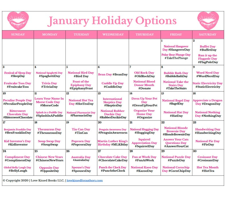 December Social Media Content Calendar