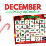 December STEAM Activity Calendar Left Brain Craft Brain