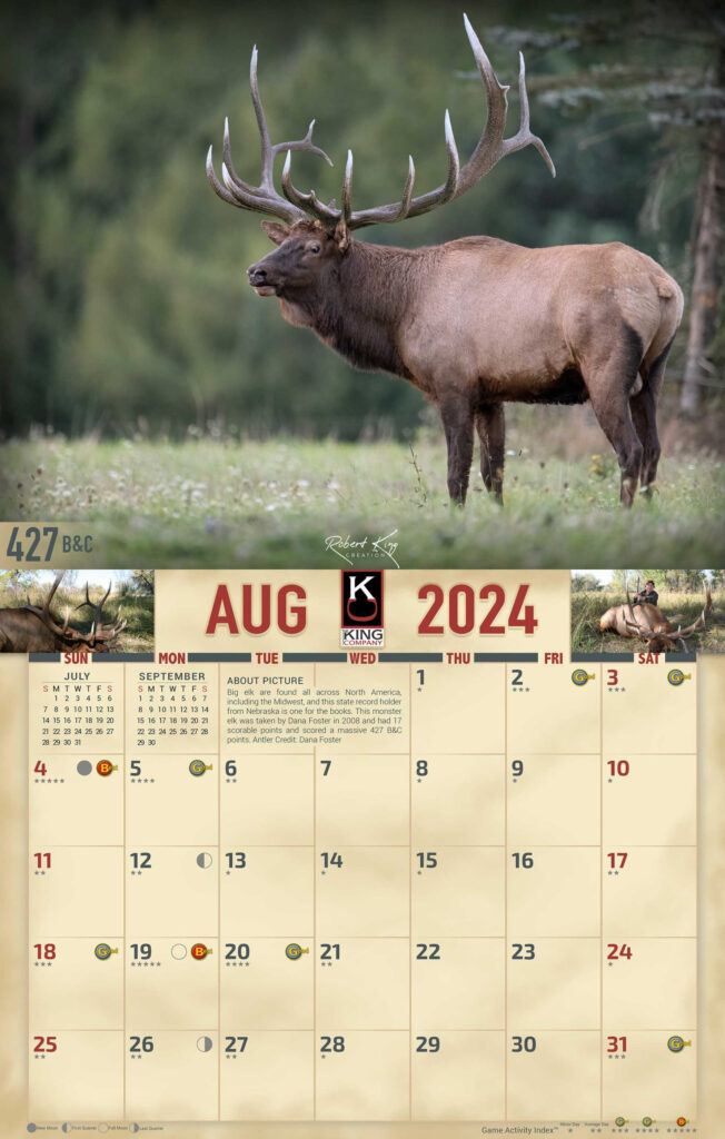 Deer Activity Calendar October 2024 Cassy Dalenna