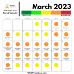 Disney Crowd Calendar October 2023