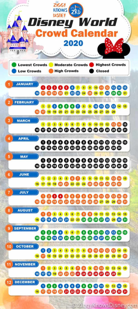 Disney World Crowd Calendar October 2024 2024 Printable Calendar