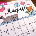 DIY AUGUST CALENDAR BULLET JOURNAL DECORATION ORGANIZATION YouTube